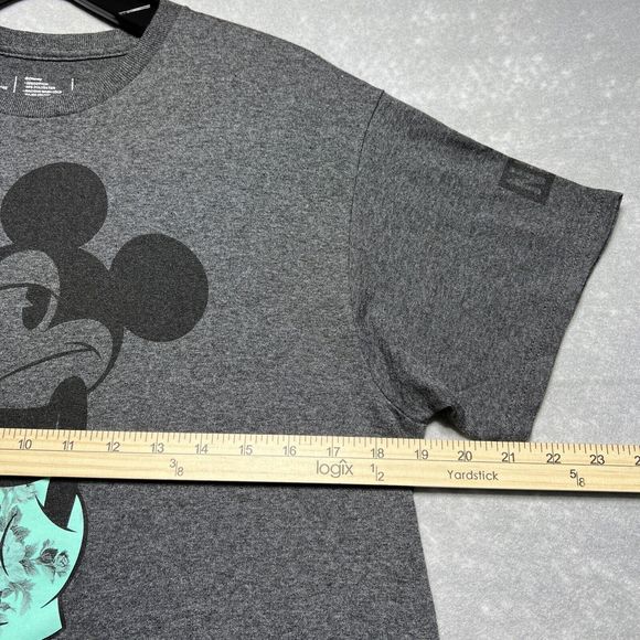Disney Neff Collection Teal Floral Mickey Mouse Short Sleeve Men’s Size: M - Picture 6 of 8